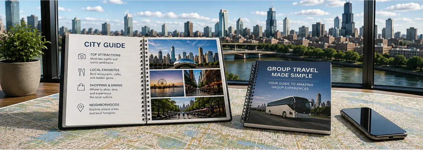 Seattle skyline representing local group transportation planning